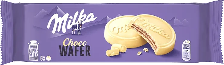 Milka Choco Wafer White